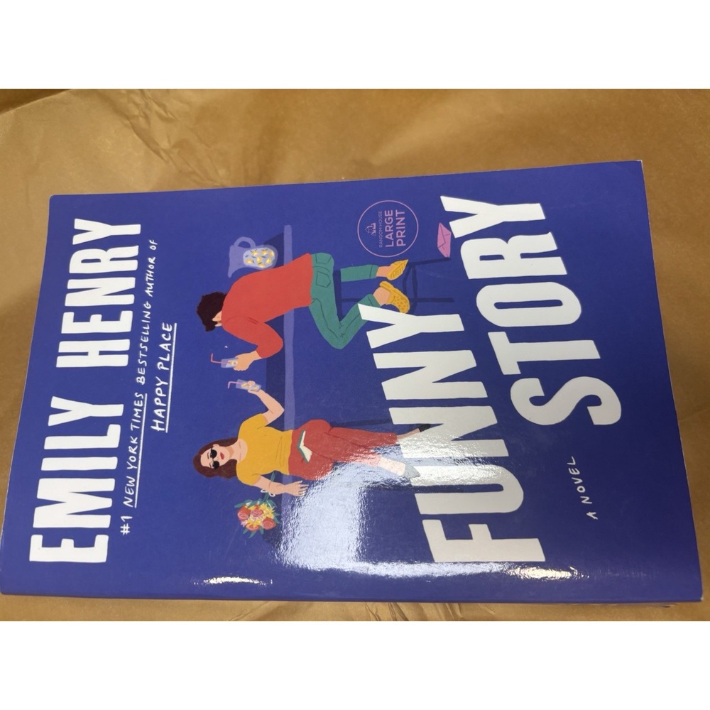 Emily Henry Funny Story Hardcover Novel Large Print Large Type Edition - Picture 3 of 8
